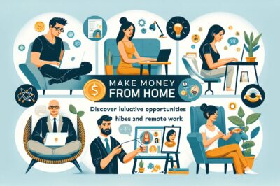 Make Money from Home: Discover Lucrative Opportunities for Side Hustles and Remote Work