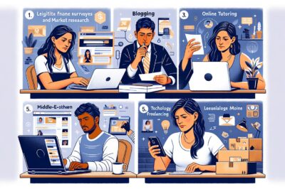 5 Legitimate Ways to Make Money Online: Side Hustles and Work from Home